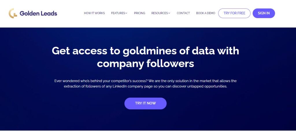 Golden Leads Website